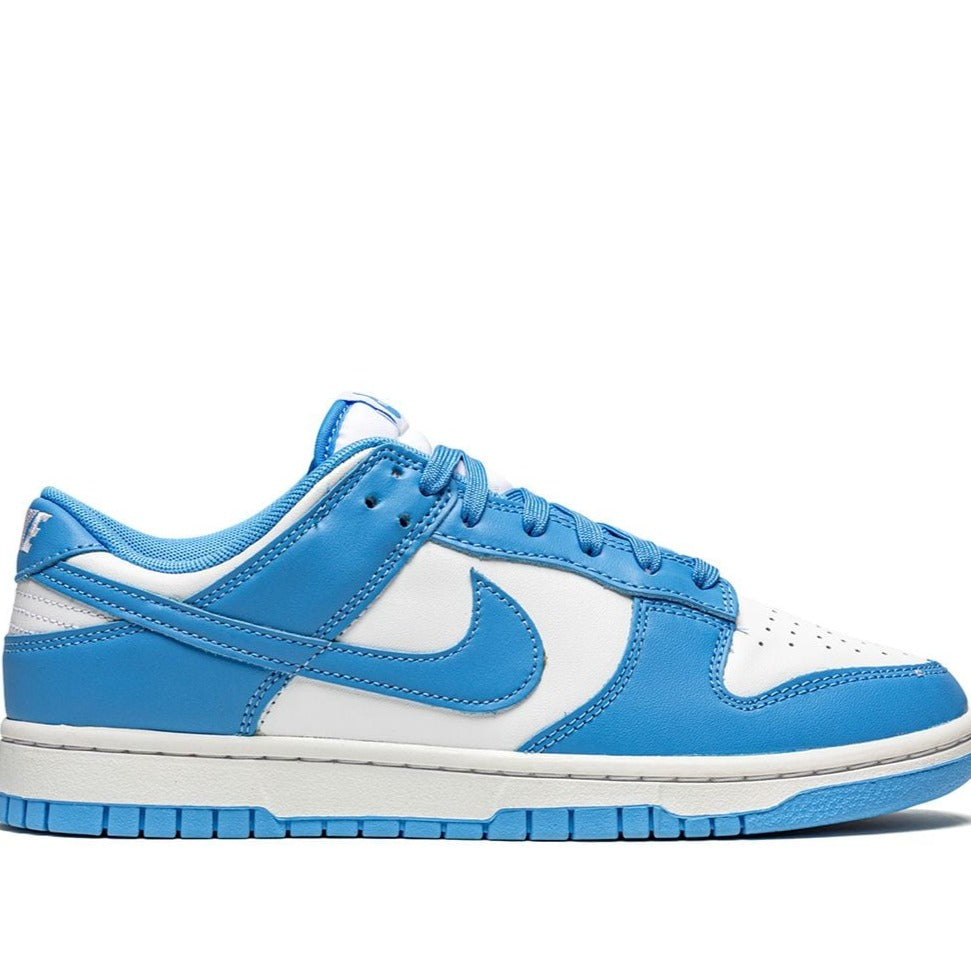 Nike SB dunks low light blue and white