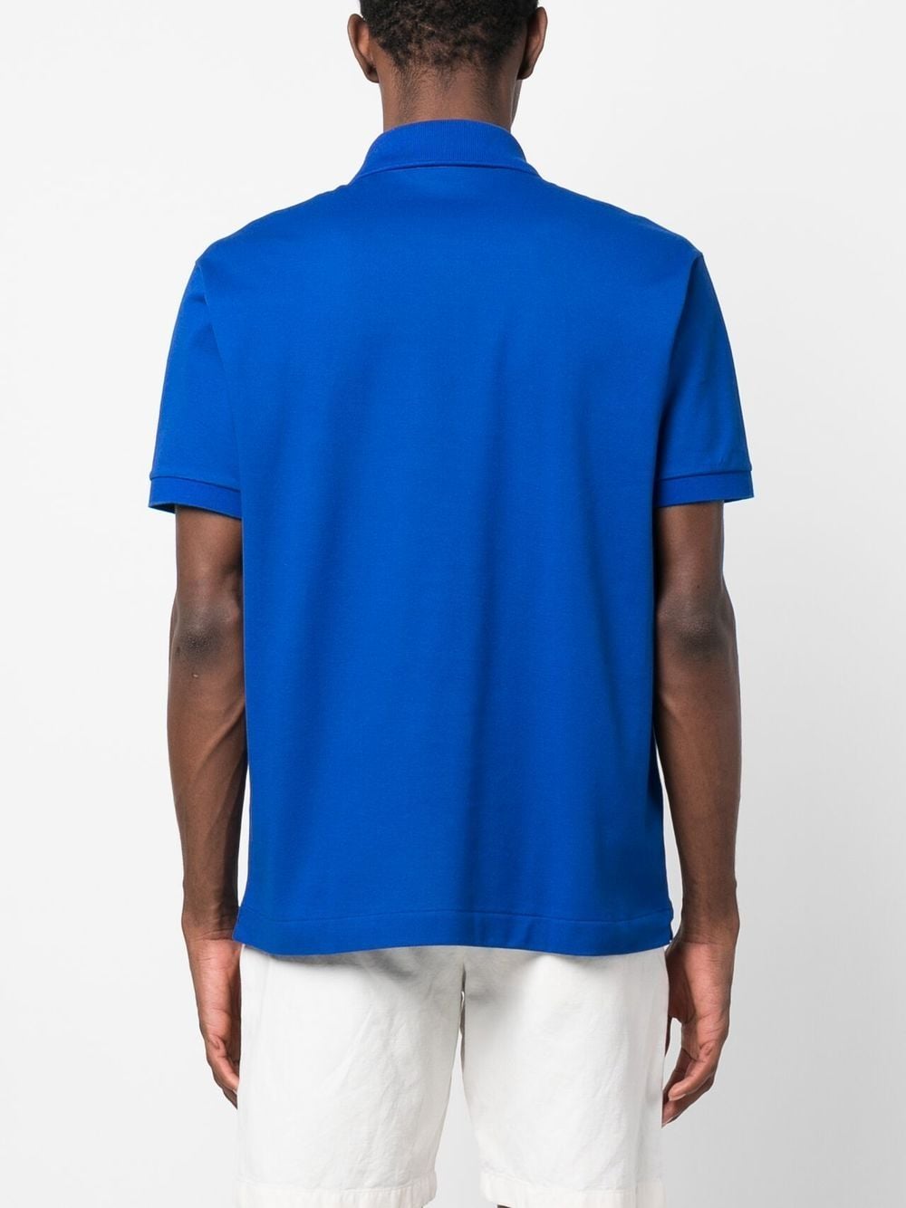 Classic logo Lacoste Blue polo shirt