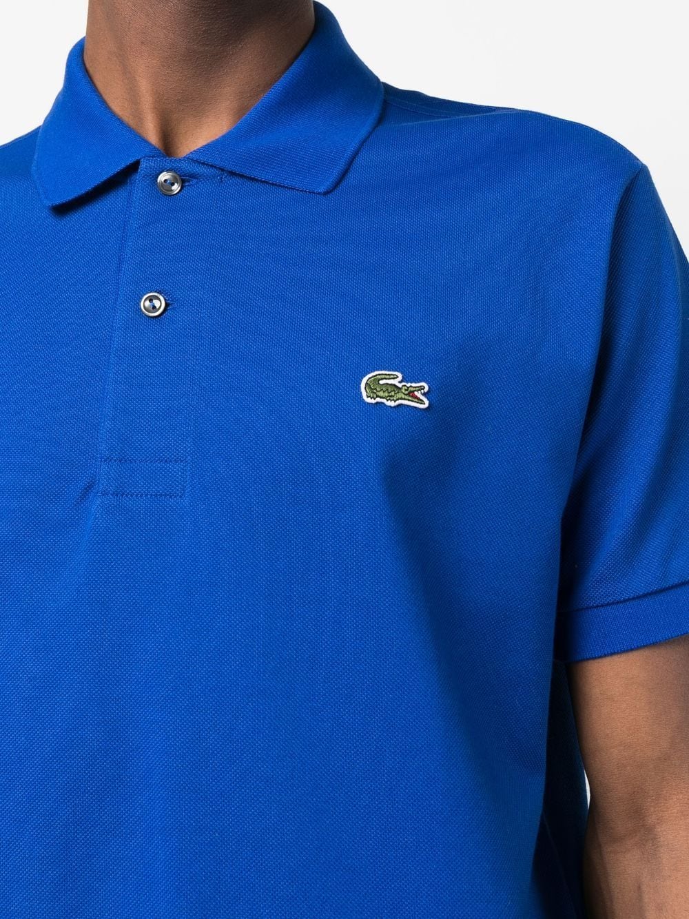 Classic logo Lacoste Blue polo shirt