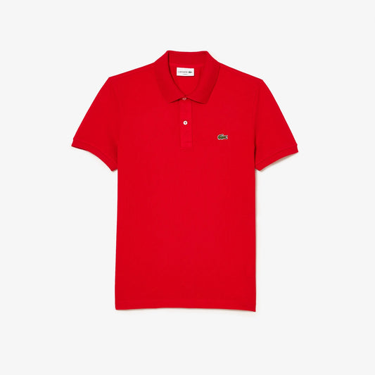 Classic logo Lacoste Red polo shirt