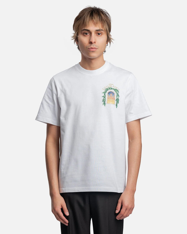 Casablanca Avenida White T-Shirt