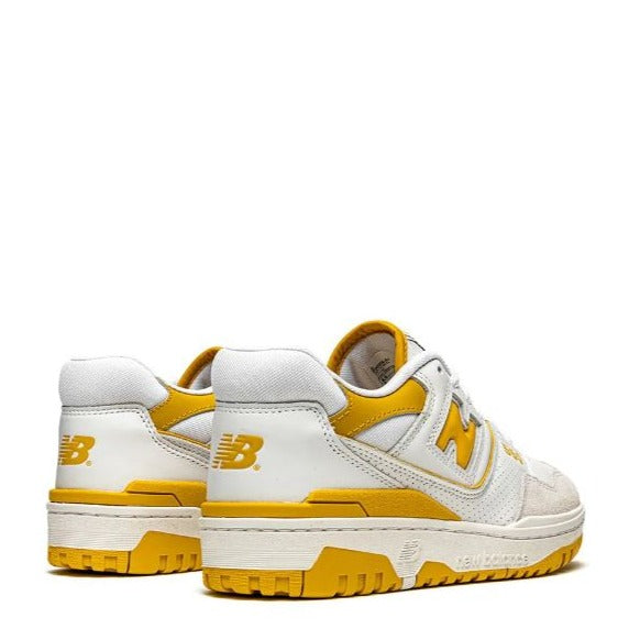 New balance 550 white and yellow